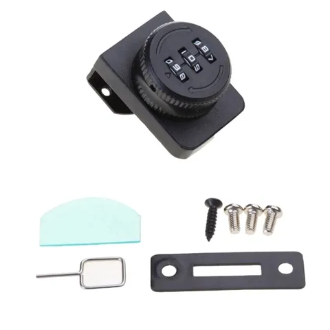 Glass Showcase Lock 3Digit Combination Cabinet Lock Privacy Password Lock