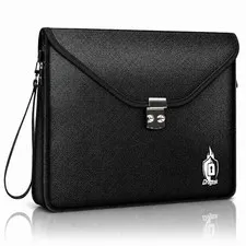 6400°F Large Fireproof Document Money Bag Safe Lock 16.5 x 12.2 Inches