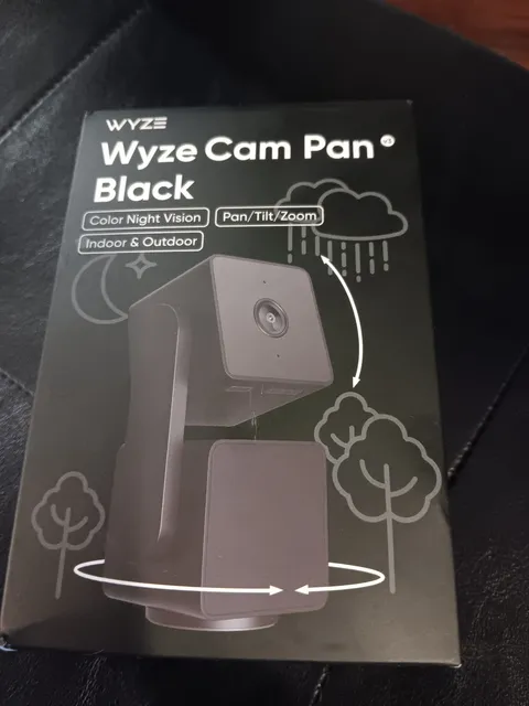 2 Wyze Cam Pan Pro V3 Cameras and 2 extensions