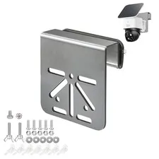 Stainless Steel Gutter Mount for Eufy Security SoloCam S340 Bracket for Solar...
