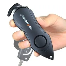 Personal Safety Alarm Keychain Emergency Tool, Panic Alarm Siren, Seatbelt Cu...