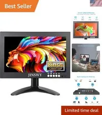 Compact 8" Security Monitor with Versatile Inputs - Perfect for Video Systems