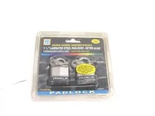 NEW! FRANKLIN MFG. 1-1/4" LAMINATED STEEL PADLOCKS, 330CSKA2