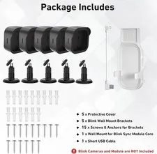 All New Blink Outdoor 4th & 3rd Gen Camera Mount Bracket5 Pack Full Weather P...