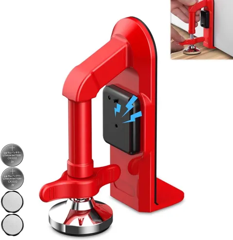 Portable Alarm Door Stopper 80Db Anti-Theft Security Alarm Door Stoppers Bottom