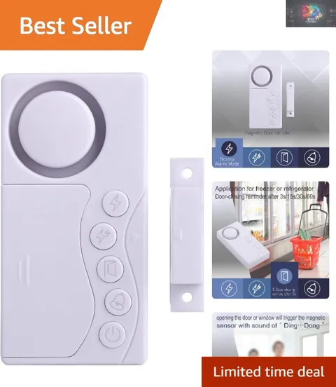 Multi-Use 2-in-1 Door & Window Security Alarm with Fridge & Safety Modes