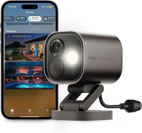 Aqara G5 Pro 4MP Outdoor PoE Camera Hub HomeKit Matter Color Night Vision CCTV