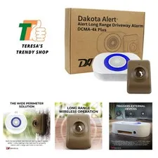 Long Range Driveway Alarm Motion Detector - One Mile Wireless Range Alarm Sys...
