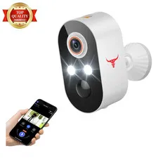 1080P Wireless Security Camera Outdoor, Battery Powered, AI Human Detection, Col