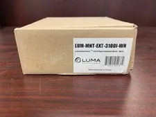 Luma LUM-MNT-EX310DI-WH 310 Series IP Dome Camera Extension Mount (Black) New