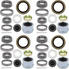4 Sets Boat Trailer Wheel L68149 L44649 5 Lug Bearing Kit for 3500lb Axle with 1