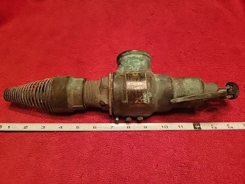 KUNKLE VALVE CO FORT WAYNE INDIANA NO.6000 SIZE 1 1/4 BRASS