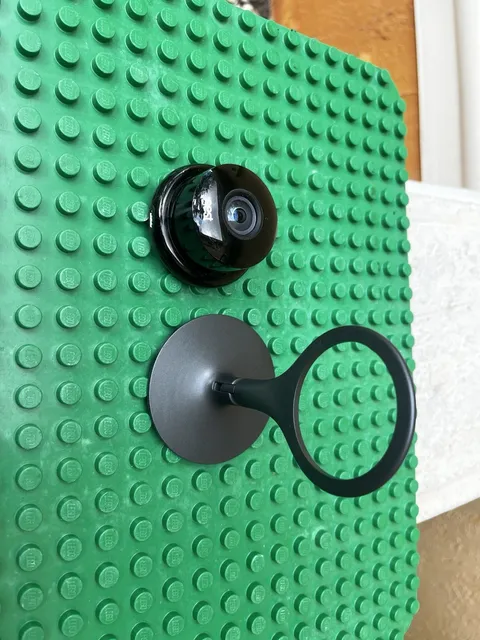 Google Nest Cam Indoor Security Camera 1st Gen With Stand Shown