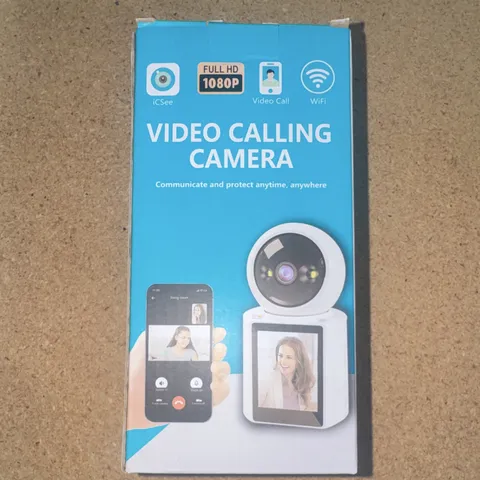 Indoor Wi-Fi IP Surveillance Camera 1080p FHD Video Calling White