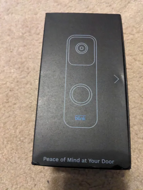 Blink Video Doorbell Camera Wi-Fi Smart Security System (Black)