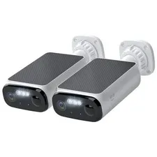 Falcon Smart Solar Battery Camera 2K+ – Outdoor Camera Wireless, 2 Pack