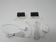 Lot of 2 Zmodo Mini Pro 1080p WiFi Camera, Two-Way Audio, Night Vision
