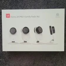 YI Home 2K Pro Indoor Wi‑Fi IP Camera 4-Pack White Night Vision 2304x1296