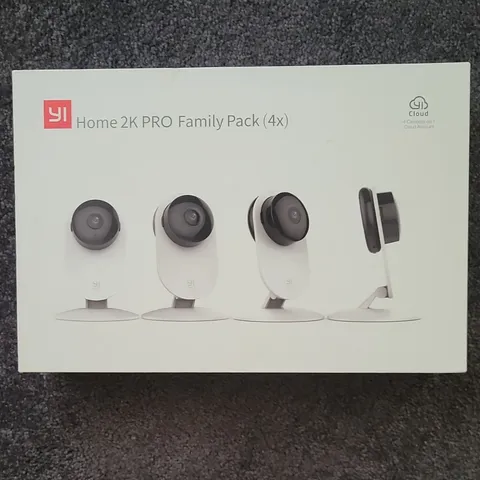 YI Home 2K Pro Indoor Wi‑Fi IP Camera 4-Pack White Night Vision 2304x1296