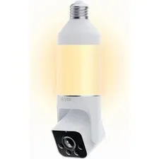 WYZE Bulb Cam Security Camera, 2K HD Outdoor Light Bulb Camera, Night Vision