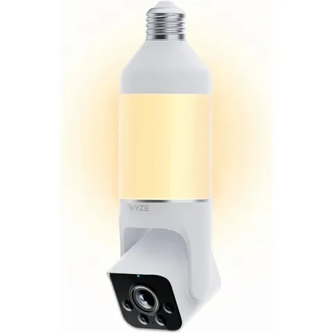 WYZE Bulb Cam Security Camera, 2K HD Outdoor Light Bulb Camera, Night Vision