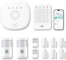 Home Security System Kit WiFi GSM 4G Smart App Control No Monthly Fees Wireless