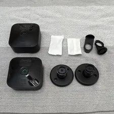 Blink Mini Indoor 1080p Wi‑Fi IP Cameras Night Vision Motion (2 Pack) Black