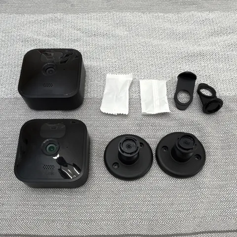 Blink Mini Indoor 1080p Wi‑Fi IP Cameras Night Vision Motion (2 Pack) Black