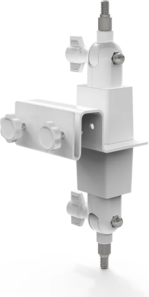 2-In-1 Gutter Mount for Ring, Arlo, and Cameras & Solar Panels with 1/4"-20 Scre
