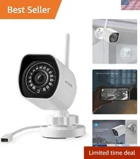 Advanced 1080p Full HD Wireless Camera System with Night Vision & Cloud Storage