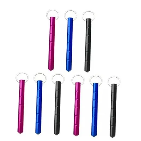9Pcs Self Defense Keychain,Safety Keychain Set for Women,Self-defense Key