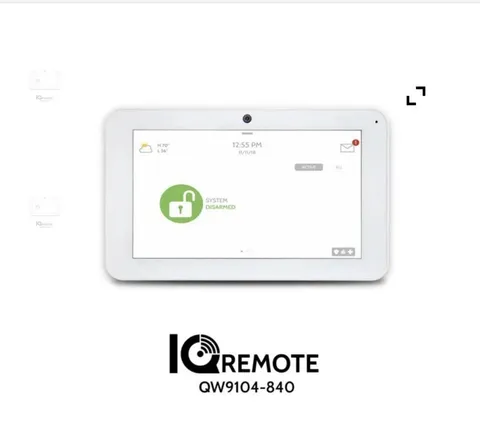 Qolsys QW9104-840 IQ Remote Secondary Touchscreen Alarm Keypad