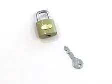 Beige Color Metal Lock, Padlock with key