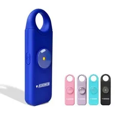 Rechargeable Personal Safety Alarm, 130dB Emergency Siren with LED Flashlight...