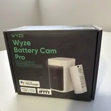 Wyze Battery Cam Pro Wireless Indoor/Outdoor Security Camera, 2.5K HDR, Color
