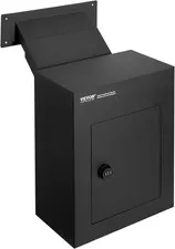 through the Wall Drop Box Deposit Safe 13X7X17, Rainproof Heavy Duty Steel Mailb