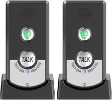 2 Pack Wireless Intercom System Bidirectional Voice Caller For Home Long Dist...