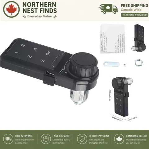 Multi-Purpose Touch Keypad Access Lock - Durable and Portable Security Solution