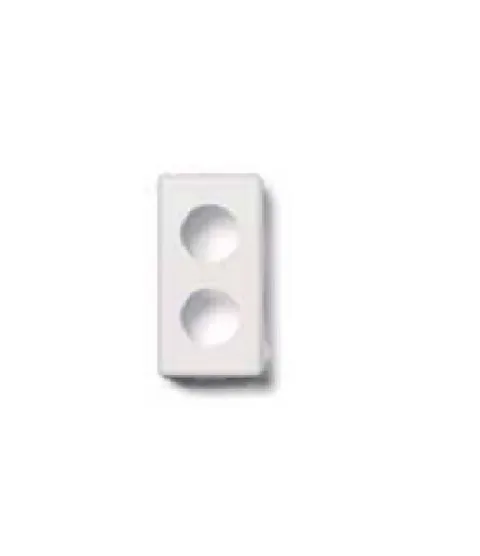 FRACARRO 280812 VI-PL2 VIMAR FLAT COVER DOUBLE SOCKET WHITE