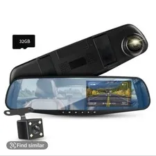 Car DVR with 32GB Storage Card, 1080P Front & Rear Dual Lens Car DVR,