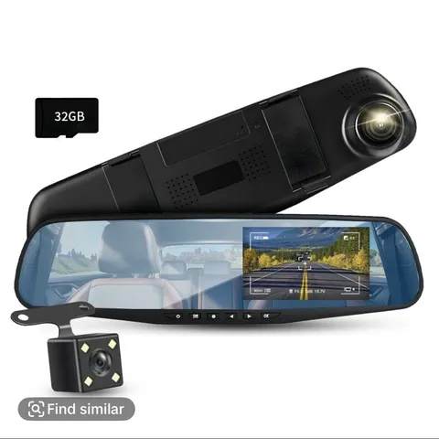 Car DVR with 32GB Storage Card, 1080P Front & Rear Dual Lens Car DVR,
