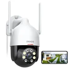 2K WiFi Surveillance Security Camera Outdoor/Home/Dome, Pan-Tilt 360° View, 3...