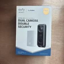 Eufy smart doorbell camera (wired dual security camera) 2k New Open Box