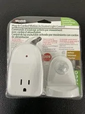 Westek Indoor Plug-in Corded Motion Activated Light Control MLC12BC