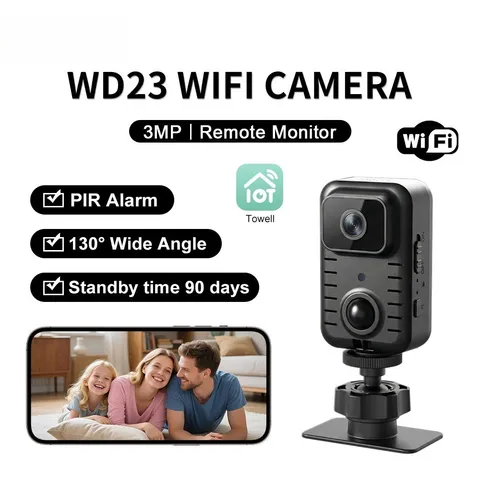 3MP WiFi Security Camera PIR Motion Detection Indoor Home Baby Pet Monitor Night