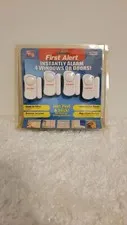 First Alert Instantly Alarm 4 Windows or Doors Peel & Stick security  new Sealed