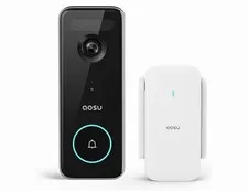 AOSU Doorbell Camera Wireless, 5MP Ultra HD, 2.4/5 GHz WiFi
