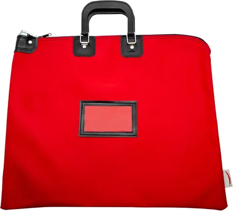 Large Locking Document Bag with Handles, Security Bag with Lock, HIPAA Compliant