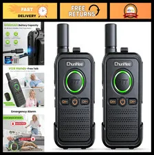 Wireless Intercom System - 2 Way Voice, 1.5-Mile Range, 16 Channels, Portable, V
