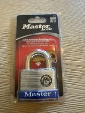 2” Master Lock Steel With 1” Shackle NIB with Keys 
